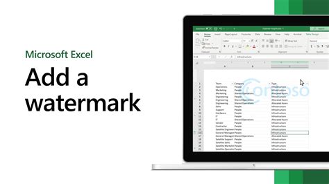 How to Insert a Watermark on an Excel Spreadsheet | CitizenSide