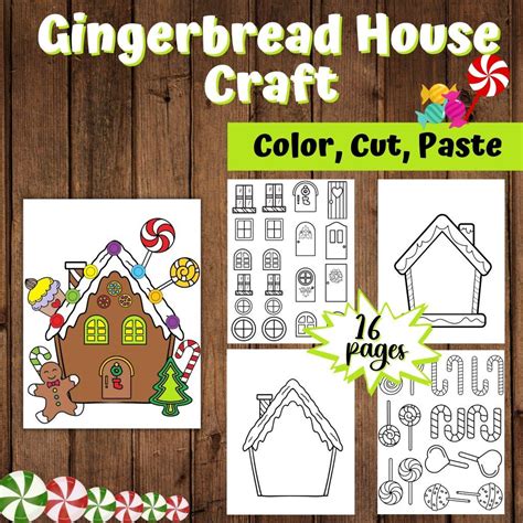 Free Printable Gingerbread House Template - Free Printable US