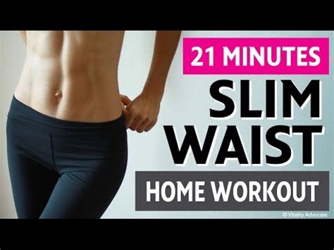 Slim Waist Home Workout For Women - 6 Exercises For a Smaller Waist ...
