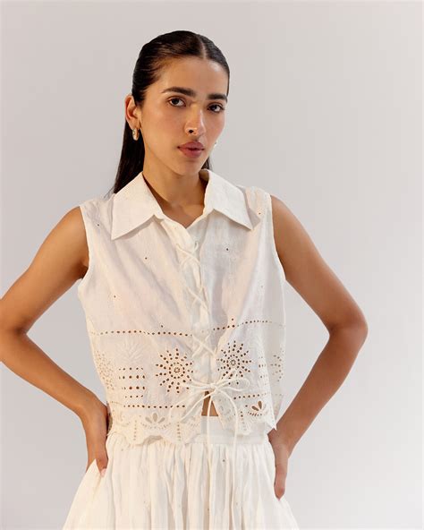 Freya Shirt - White – Shop NOIB