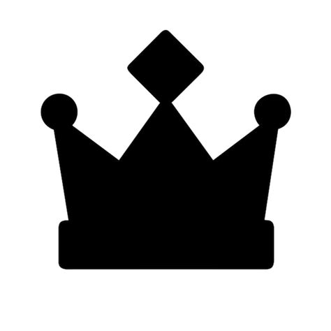 Le pictogramme de la couronne | Vecteur Premium