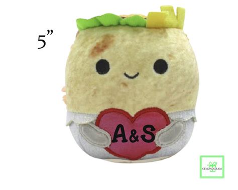 Squishmallow Bernardo Burrito Valentines Day Gift - Etsy India