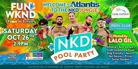 NKD Pool Party at Casa Cupula | Welcome Atlantis Cruise 2024, Casa ...