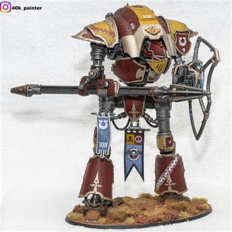 Painted my first knight ever! This Cerastus Knight Lancer as painted in ...
