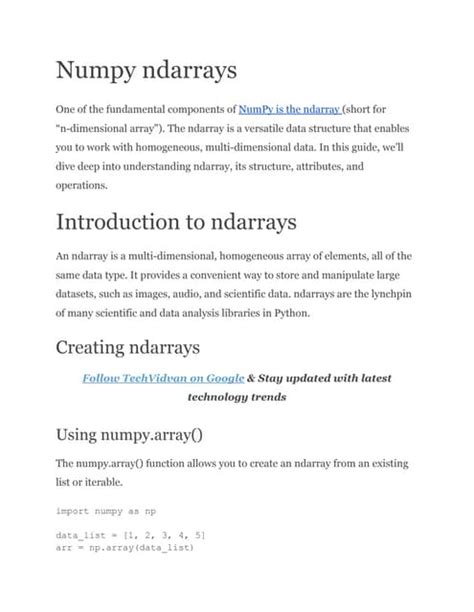 Image result for Python-Numpy PDF