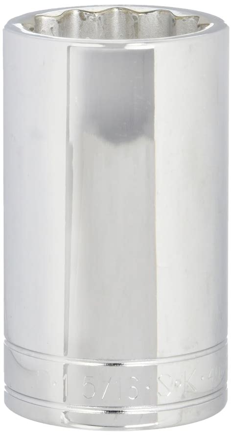 SK Hand Tool Skt40842 12 Drive 12 Point Deep Fractional Socket 1516 ...