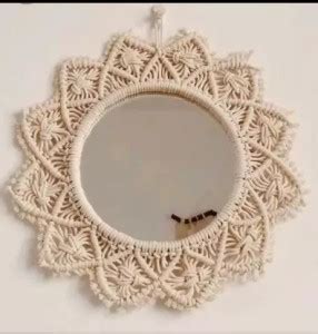 RAKANO Handmade Macrame Wall Hanging Mirror (MADE IN INDIA). Price in ...