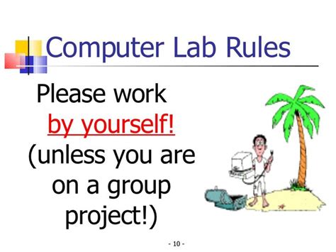 Computer Lab Classroom Rules 的图像结果