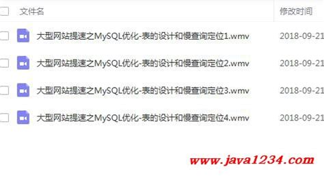 大型网站提速之MySQL优化 视频教程 下载_Java知识分享网-免费Java资源下载