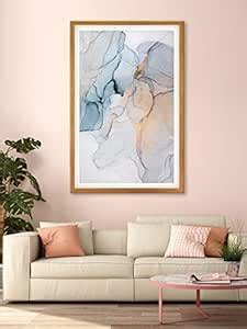 999STORE Fiber framed painting with frame big size for living room ...