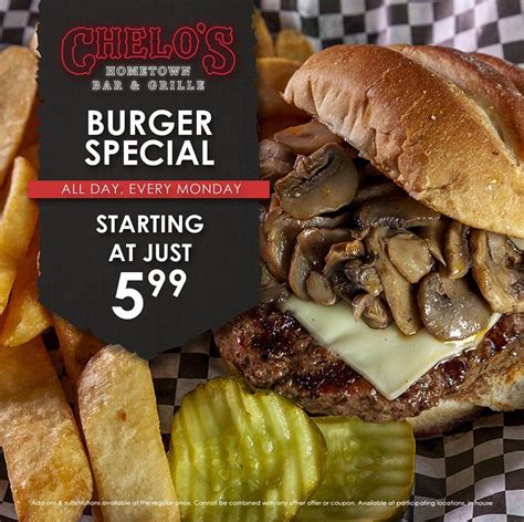 Chelo's Hometown Bar & Grille menu in East Providence, Rhode Island, USA