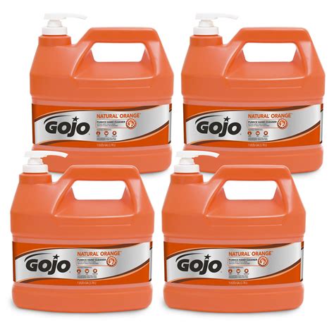 Buy Gojo NATURAL ORANGE Pumice Hand Cleaner, 1 Gallon Quick Acting ...