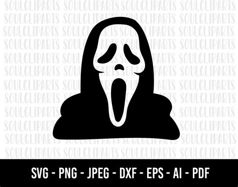 COD485- Scream face svg, Scream Movie Ghost Face, ghost face svg, ghost ...