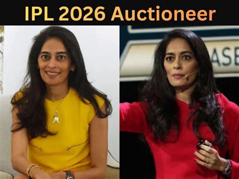 Who is Mallika Sagar? Woman auctioneer leading IPL auction 2026 in Abu ...