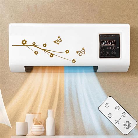 Amazon.com: Multifuntional Wall Air Conditioner Fan 2-in-1 Wall Mounted ...