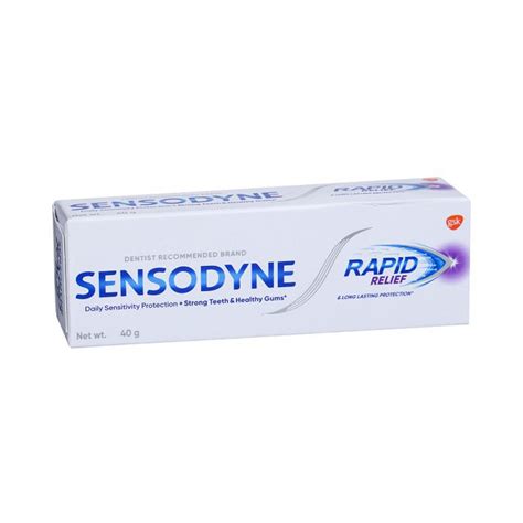 Sensodyne Rapid Relief Toothpaste, 40 gm - Cureka