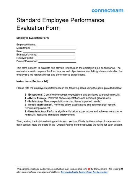 How To Create an Employee Evaluation Form + Free Templates