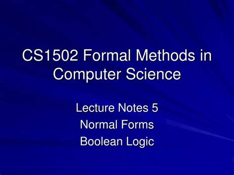 Formal Models Computer Science 的图像结果
