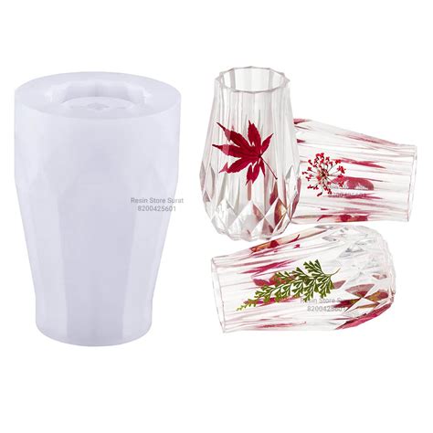 Pen Holder Mould | Flower Pot Silicone Mould – Resin Store Surat