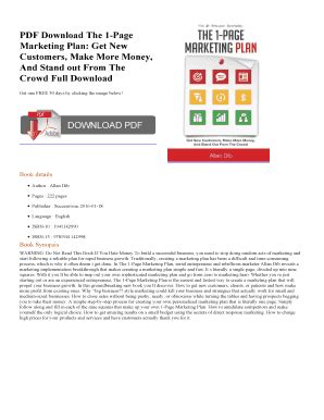 33+ Free Editable One Page Plan Templates in MS Word [DOC] | pdfFiller