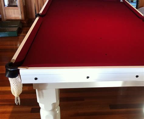 ENGLISH Hainsworth Pool Snooker Billiard Table Cloth Felt kit 8ft BURGUNDY