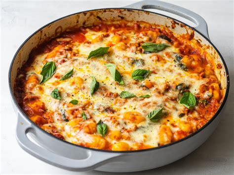 Easy Baked Gnocchi Recipe - Skillet Gnocchi with Ground Turkey