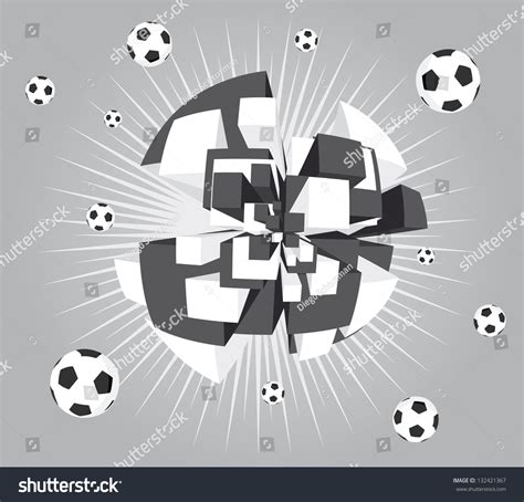 Image result for Exploding Soccor Ball Drawing