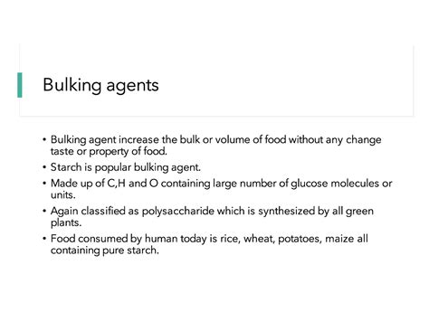 Chemistry of Food Additives 4 - Food Production Management - Studocu