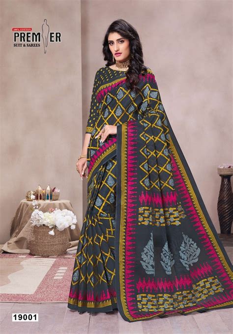 Premier Sun City 19 Casual Wear Cotton Printed Saree Collection ...