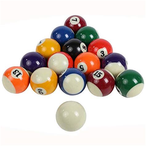 Buy East Eagle Pool Balls Mini Pool Balls Set,1-1/2 Inch Billiard Balls ...