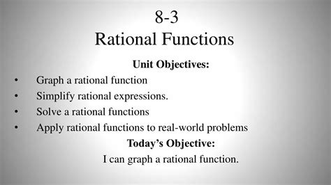 Basic Rational Functions 的图像结果