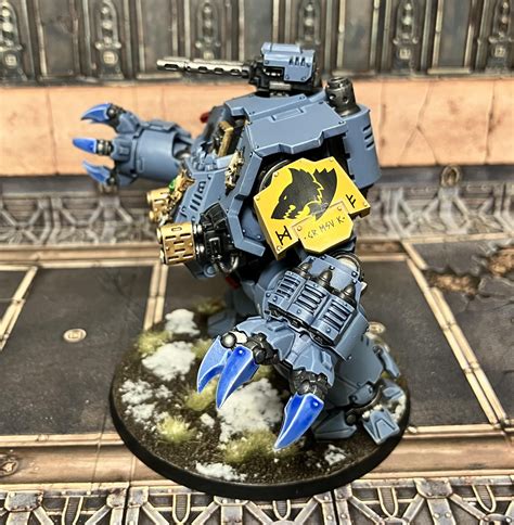 Space Wolves Brutalis Dreadnought completed! : r/Warhammer40k