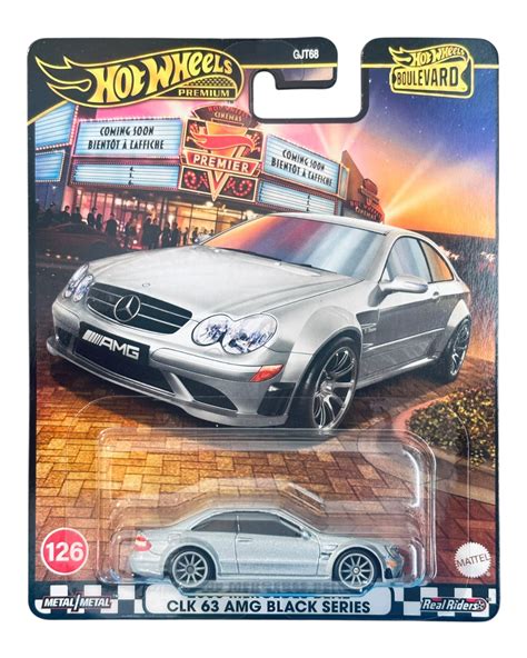 Hot Wheels Premium Boulevard Mercedes CLK 63 AMG black series – DiecastYard