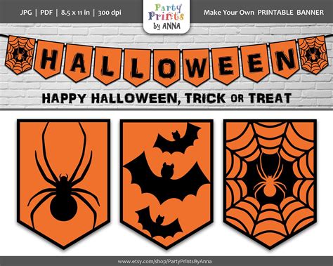Happy Halloween Banner Printable - Printable Word Searches