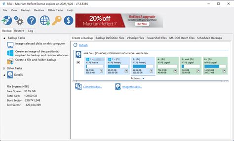 Macrium Reflect Home Edition 的图像结果