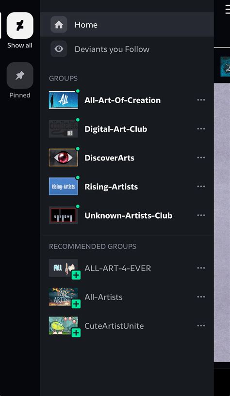 Image result for deviantART App