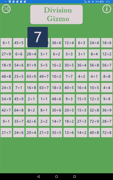 Division Gizmo - A Division Learning Tool - App on Amazon Appstore