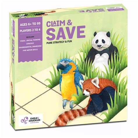 JoGenii | Claim and Save- Strategy Board Game | Chalk & Chuckles