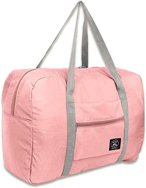 Buy HEXAHOME Travel Foldable Nylon Duffle Tote Bag - Portable ...