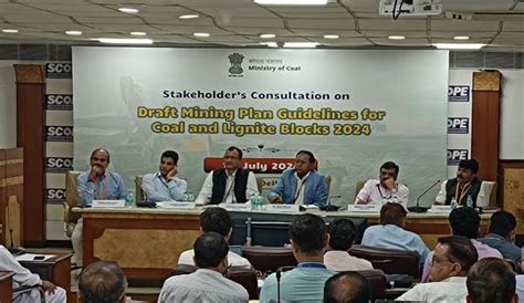 कोयला और लिग्नाइट खदान-2024 के लिए खनन योजना दिशानिर्देशों के मसौदे पर ...