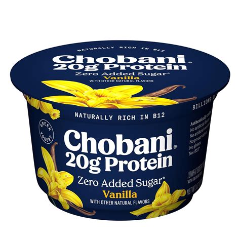 Amazon.com: Chobani® 20g Protein Lowfat Greek Yogurt Vanilla 6.7oz ...