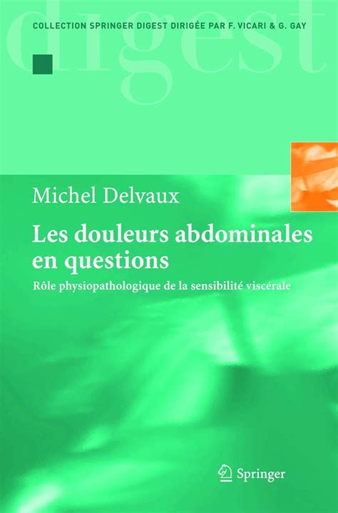 Buy Les Douleurs Abdominales En Questions: Role Physiopathologique De ...