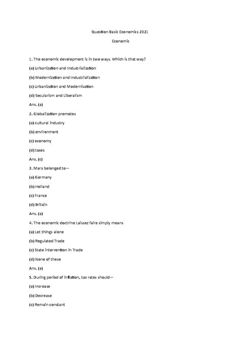 Basic Economics Question 的图像结果