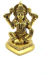 Idolsplace Brass Lord Maa Laxmi / Maha Laxmi Idol Statue Murti with ...