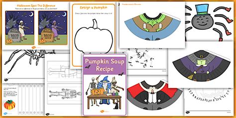 Paper Model Activity Pack | Halloween Craft Kits for Kids