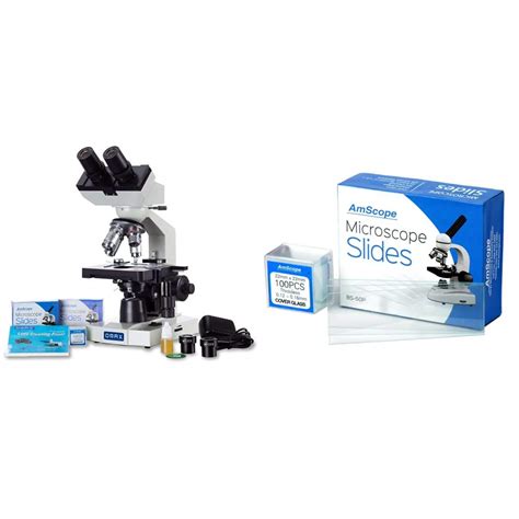 Buy OMAX 40X-2000X LED Binocular Compound Lab Micro w/Double Layer ...