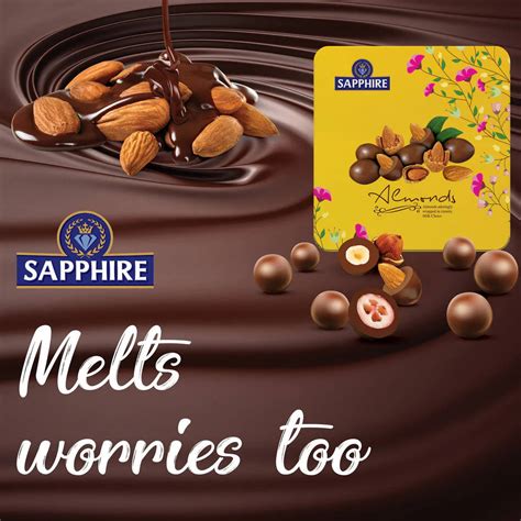 SAPPHIRE Almonds Covered in Milk Chocolate 200g