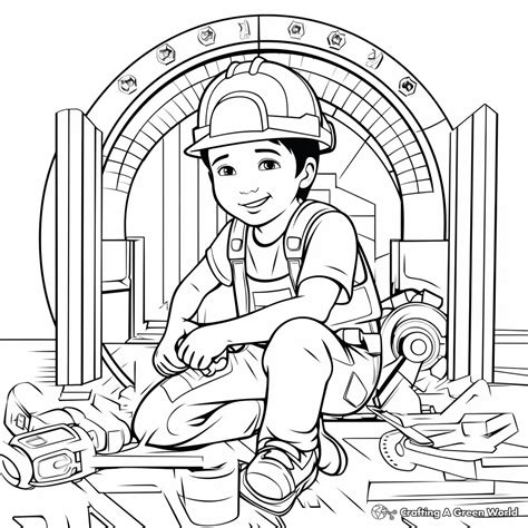Engineering Coloring Pages 的图像结果