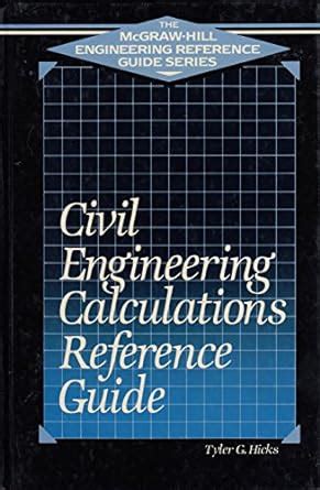 Buy Civil Engineering Calculations Reference Guide (McGraw-Hill ...