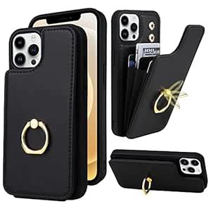 TopPerfekt for iPhone 12 and 12 Pro Wallet Case with Card Holder, 360 ...